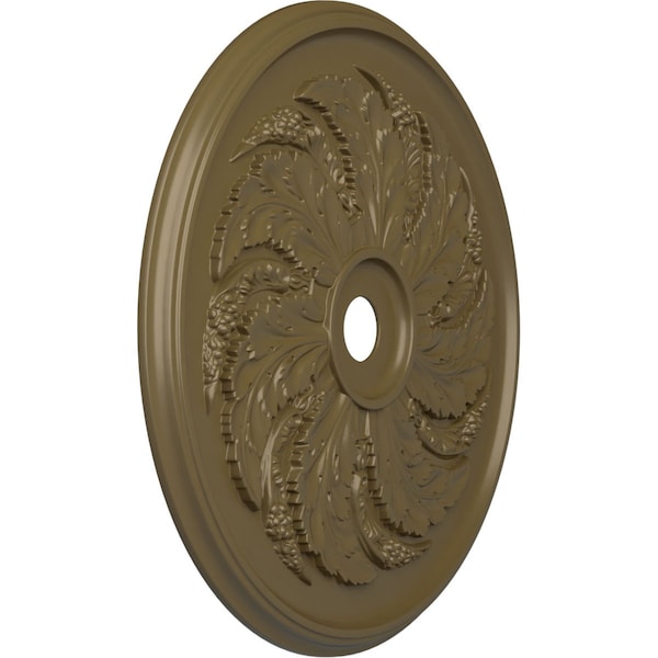 Sellek Ceiling Medallion (Fits Canopies Up To 9), Hand-Painted Mississippi Mud, 42 1/8OD X 1 7/8P